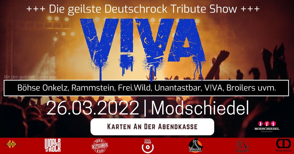 wird verschoben - V!VA - Modschiedel - Deuber - XX.XX.2022 - Deutschrock Tribute Show