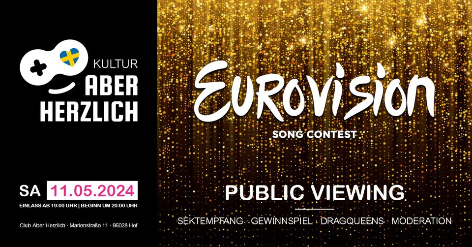 ESC Public Viewing - Eurovision Song Contest Finale 2024