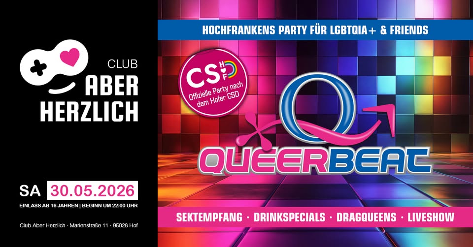 Queerbeat - Offizielle Party nach dem Hofer CSD